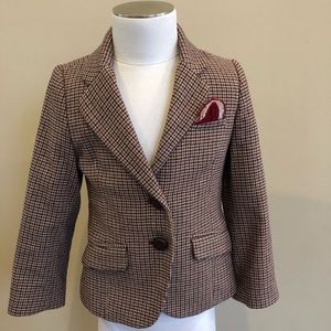 ZARA KIDS girls blazer brown and maroon color